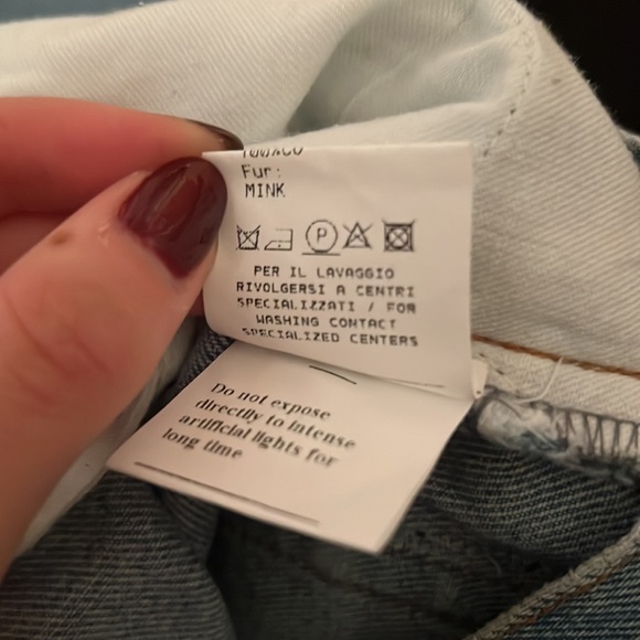 Forte Couture Jeans with Mink detail! - Picture 8 of 8